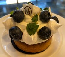 Тарт Черника-маскарпоне