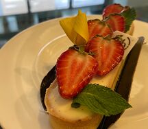 Тарт Клубника-ревень