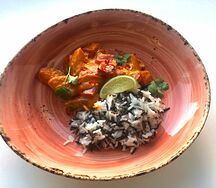 Фитнес Судак в соусе карри