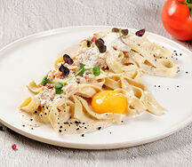 Паста Феттуччине Карбонара