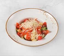 Салат Цезарь с лососем