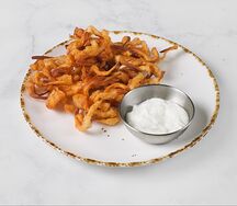 Сыр косичка фри с соусом мацони