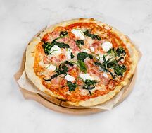 Пицца Панчетта и рикотта