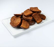 Ржаные чесночные гренки