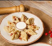 Вареники с печеным картофелем