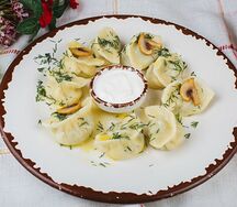 Вареники с картофелем и грибами