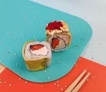 Холодный ролл с авокадо