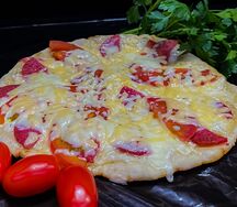 Фирменная мини-пицца Ветчина
