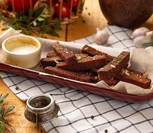 Гренки из бородинского хлеба