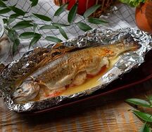 Форель без кости по-батумски