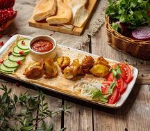 Мцвади из бедра цыпленка без кости