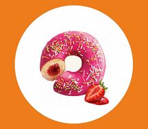 Донат Клубничный