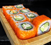 Калифорния со снежным крабом по-армянски