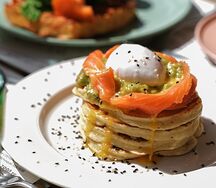 Salmon pancakes