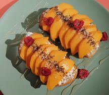 Mango toasts