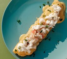 Crab omelette