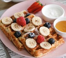 Cottage cheese waffles