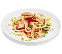 Лапша с курицей