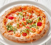 С креветками и соусом из маракуйи