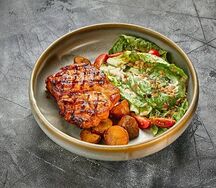 Шея свиная на гриле