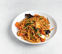 Летний жареный лагман без мяса