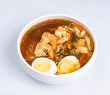 Рамен с креветками