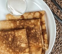 Блинчики со сметаной