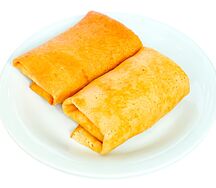 Блины с творогом