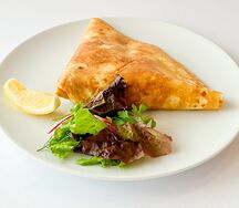 С курицей и грибами