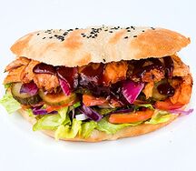 Донер в пите Барбекю с курицей