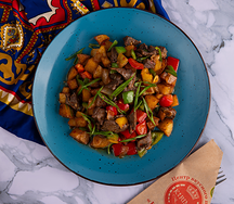 Картофель по домашнему с мясом