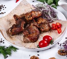 Шашлык из филе куриного бедра