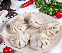 Хинкали с грибами