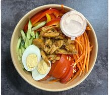 Боул Рис с курицей терияки