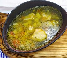 Овощной суп с цветной капустой