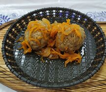 Ежики мясные в томатном соусе