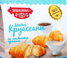 Мини-круассаны со сливочным кремом