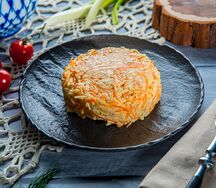 Салат из моркови, чеснока и сыра