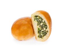 Пирожок с зеленым луком и яйцом