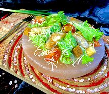 Салат Цезарь с курицей