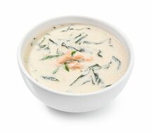 Сливочный с красной рыбой