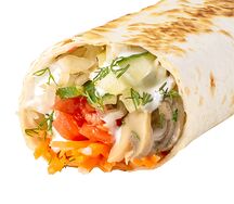 Вегетарианская шаверма с грибами