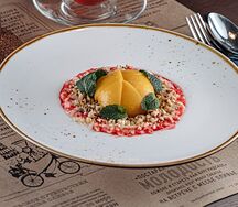 Рисовая каша с фруктами