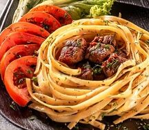 Лапша по-русски с уточкой