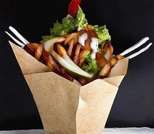 Мясо с овощами в коробочке от Шефа