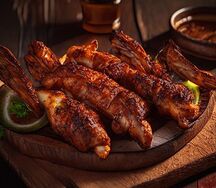 Шашлык по-русски Крылышки курочки