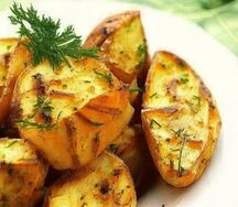 Картофельные дольки по-русски