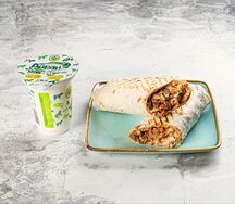 Донер куриный и айран