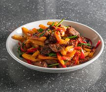 Фри с мясом