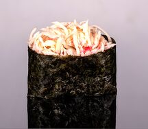 Гункан с крабом